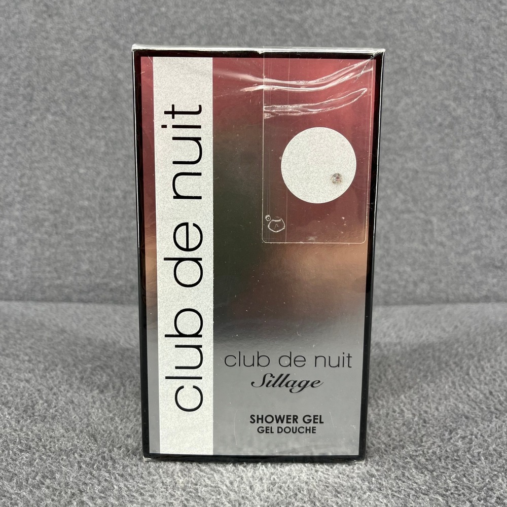 Armaf Club de Nuit Sillage Shower Gel Unisex 12.2oz Silver Sealed Body Wash